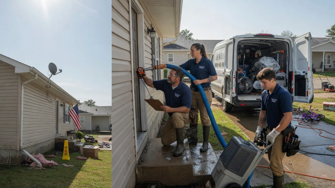 Ceiling Water Damage Restoration in Woodson, TX near me
